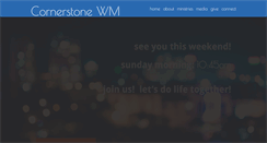 Desktop Screenshot of cornerstonewm.org